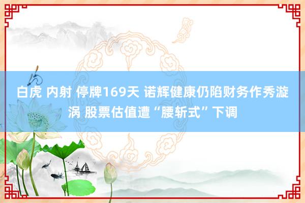 白虎 内射 停牌169天 诺辉健康仍陷财务作秀漩涡 股票估值遭“腰斩式”下调