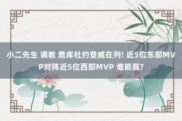 小二先生 调教 詹库杜约登威在列! 近5位东部MVP对阵近5位西部MVP 谁能赢?