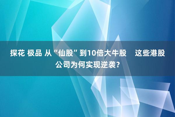 探花 极品 从“仙股”到10倍大牛股    这些港股公司为何实现逆袭？