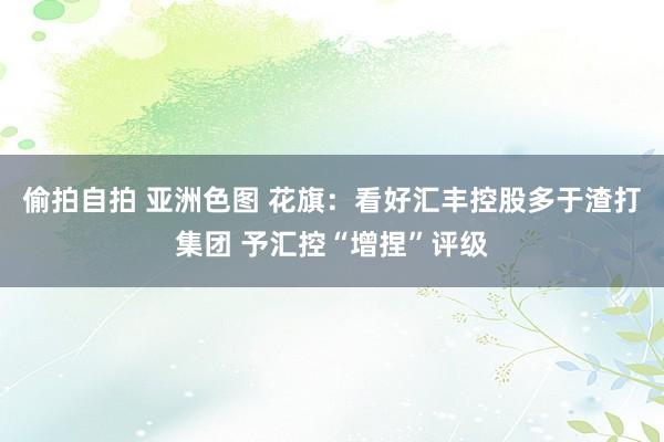 偷拍自拍 亚洲色图 花旗：看好汇丰控股多于渣打集团 予汇控“增捏”评级