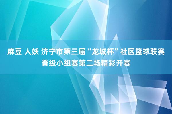 麻豆 人妖 济宁市第三届“龙城杯”社区篮球联赛晋级小组赛第二场精彩开赛