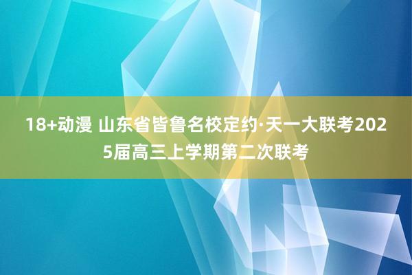 18+动漫 山东省皆鲁名校定约·天一大联考2025届高三上学期第二次联考